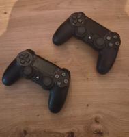Playstation 4 Controller schwarz, 2 Stk., gute Gebrauchtware