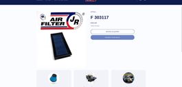 JR Performance Sportluftfilter F 303x117mm