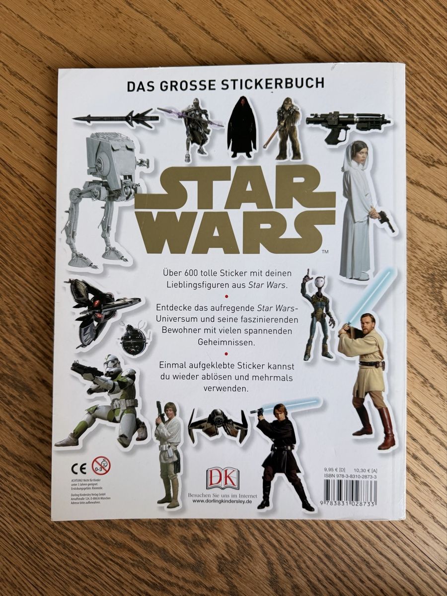 Bücher: STAR WARS: Das grosse Stickerbuch (2015) – Gebraucht aus Hünenberg von Paddels 1