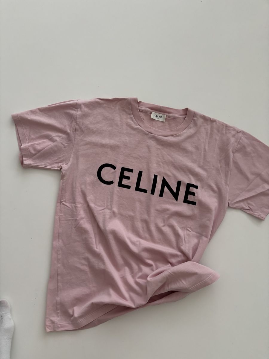 Celine T-shirt: CELINE T-Shirt rosa Grösse S Damen – Usato da Stettfurt venduto da rebella 4