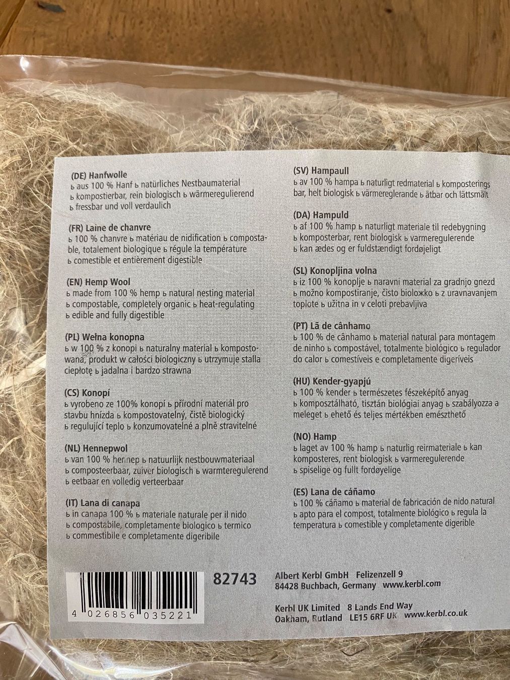 Lana: Hanfwolle / Laine de chanvre / Hemp wool – Nuovo e nell'imballaggio originale da Gümligen venduto da Farrolito 4