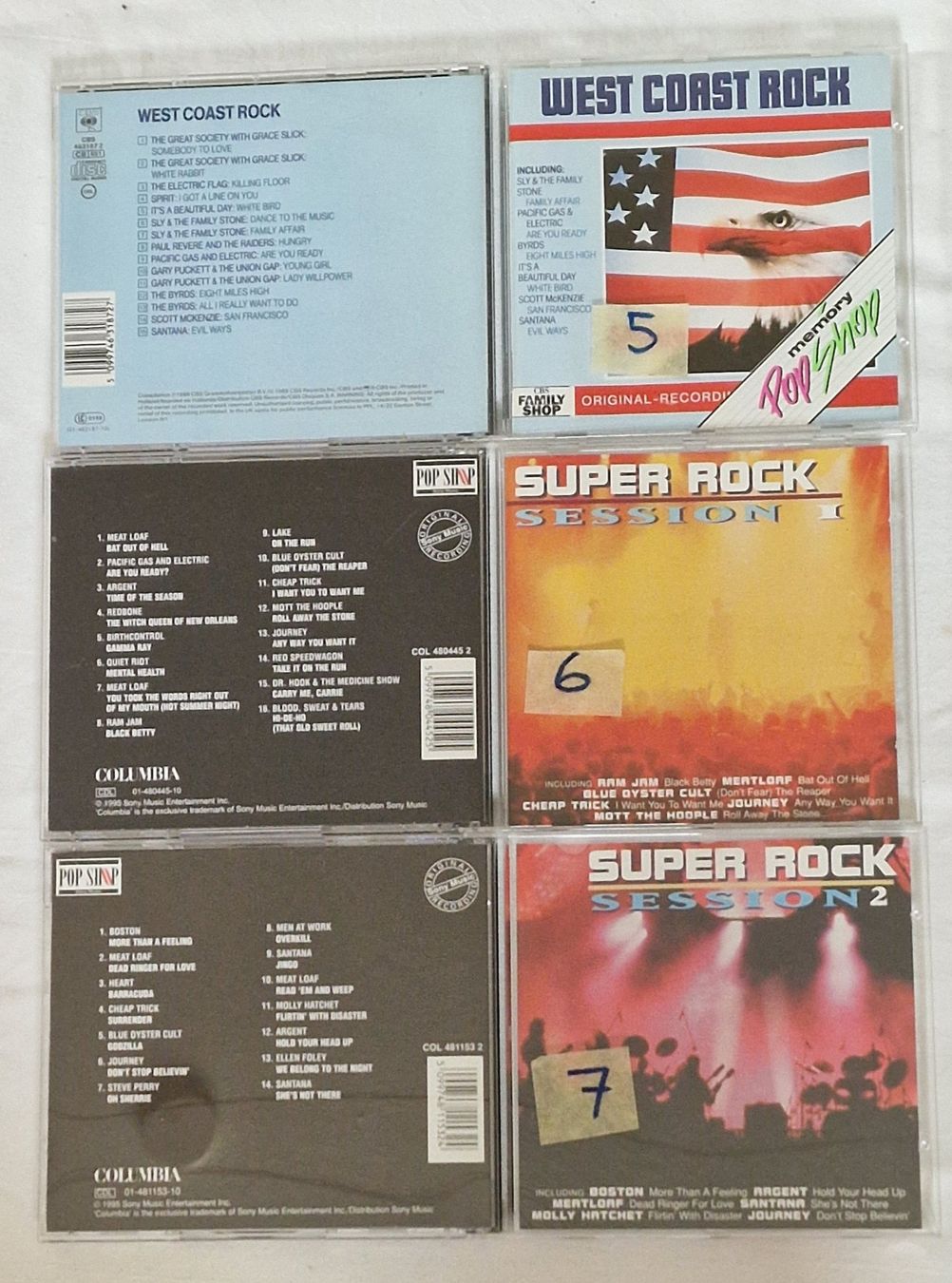 CD: Rock und Sampler 18 CDs, auch einzeln möglich – Usato da Uitikon Waldegg venduto da Smeragol 2