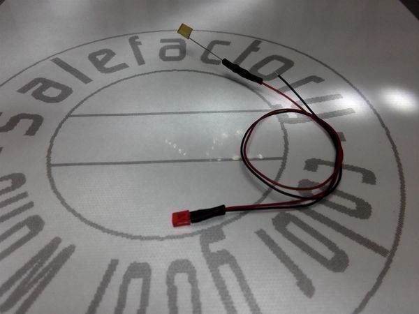 Elektronikbauteile: LED 2x3x4mm verkabelt, 12-18V, rot – Neu (gemäss Beschreibung) aus Luzern von Salefactory 1