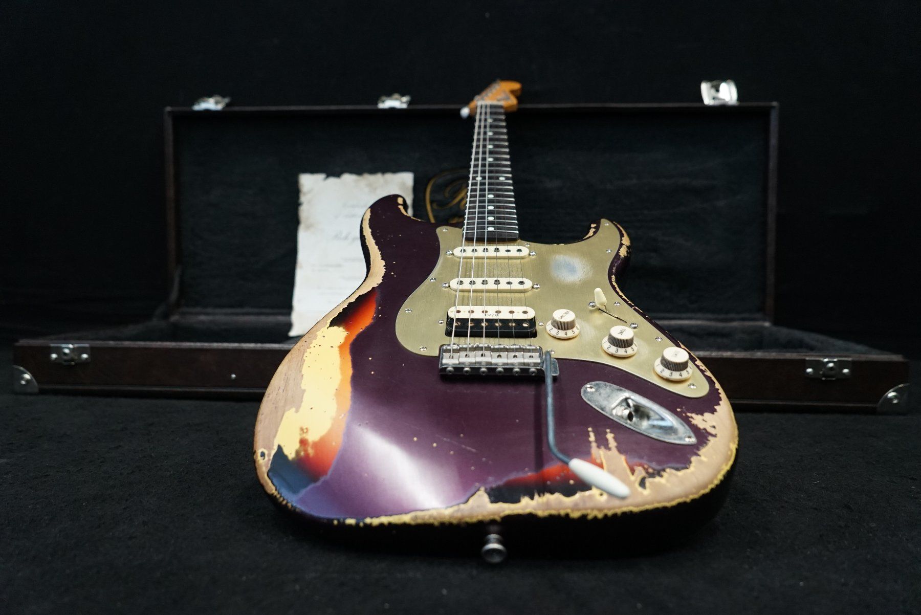 Musikinstrumente: Reh Guitars ST midnight purple – Gebraucht aus Ortschwaben von Musictrade 1
