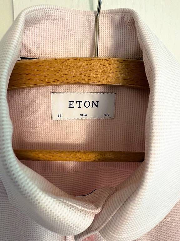 Camicie: Herrenhemd Eton, Grösse 39, Slim-Fit – Usato da Lachen SZ venduto da mogli038 1