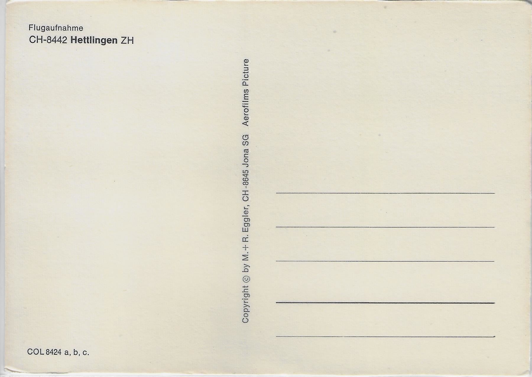 Cartoline postali: Flugaufnahme Hettlingen ZH - Multiview – Antico da Ettingen venduto da Kartenplanet 1