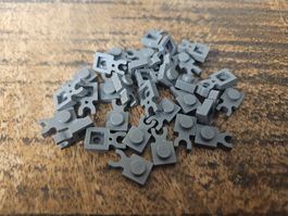 lego 4085c lot de 30 pièces Dark Bluish Gray Plate,