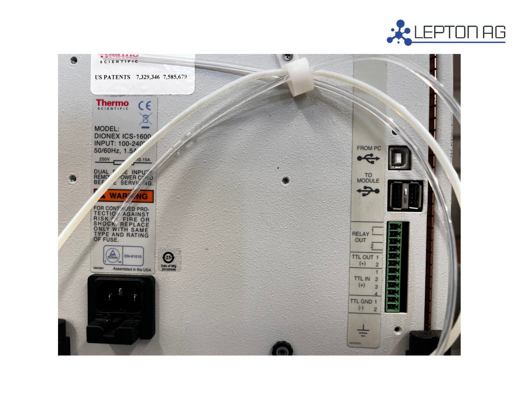 Accessori da laboratorio: Thermo Scientific Dionex ICS-1600 Ion Chromatography System – Usato da Niederdorf venduto da LeptonAG_Labor 4