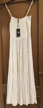 Weißes Sommer-Maxikleid – Neu mit Etikett