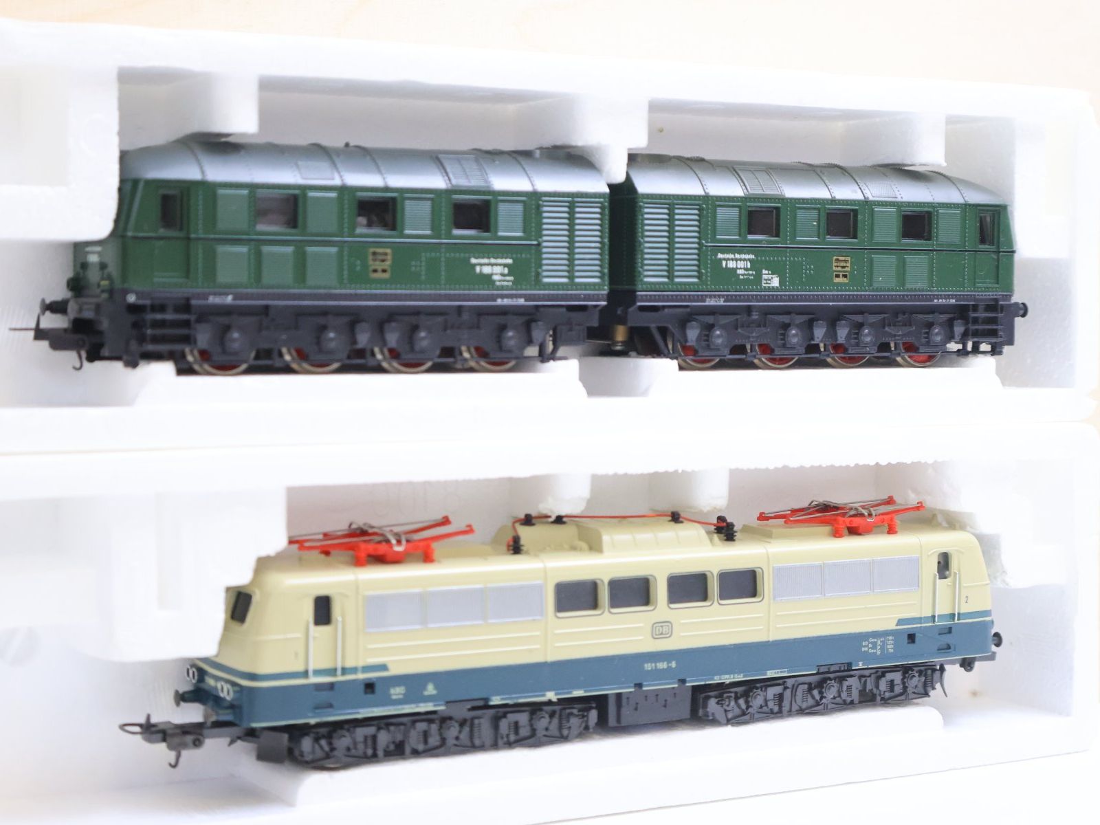 Lima Modellini di ferrovie: Lima Doppelpack V188 Doppellok + BR 151 E-Lok - H0 DC – Usato da Winterthur venduto da Monstera
