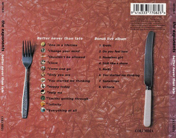 CD: The Exponents – Better Never Than Late – Usato da St.Gallen venduto da jalamusic 1