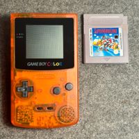 Gameboy Color Orange +  Super Mario Land auf Deutsch
