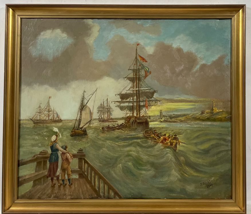 Jeanne Zoe Goyet (x1869) grosses Gemälde Kaufen auf Ricardo