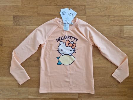 Neu H&M Badeshirt mit UPF 50 Hello Kitty, Gr 134/140