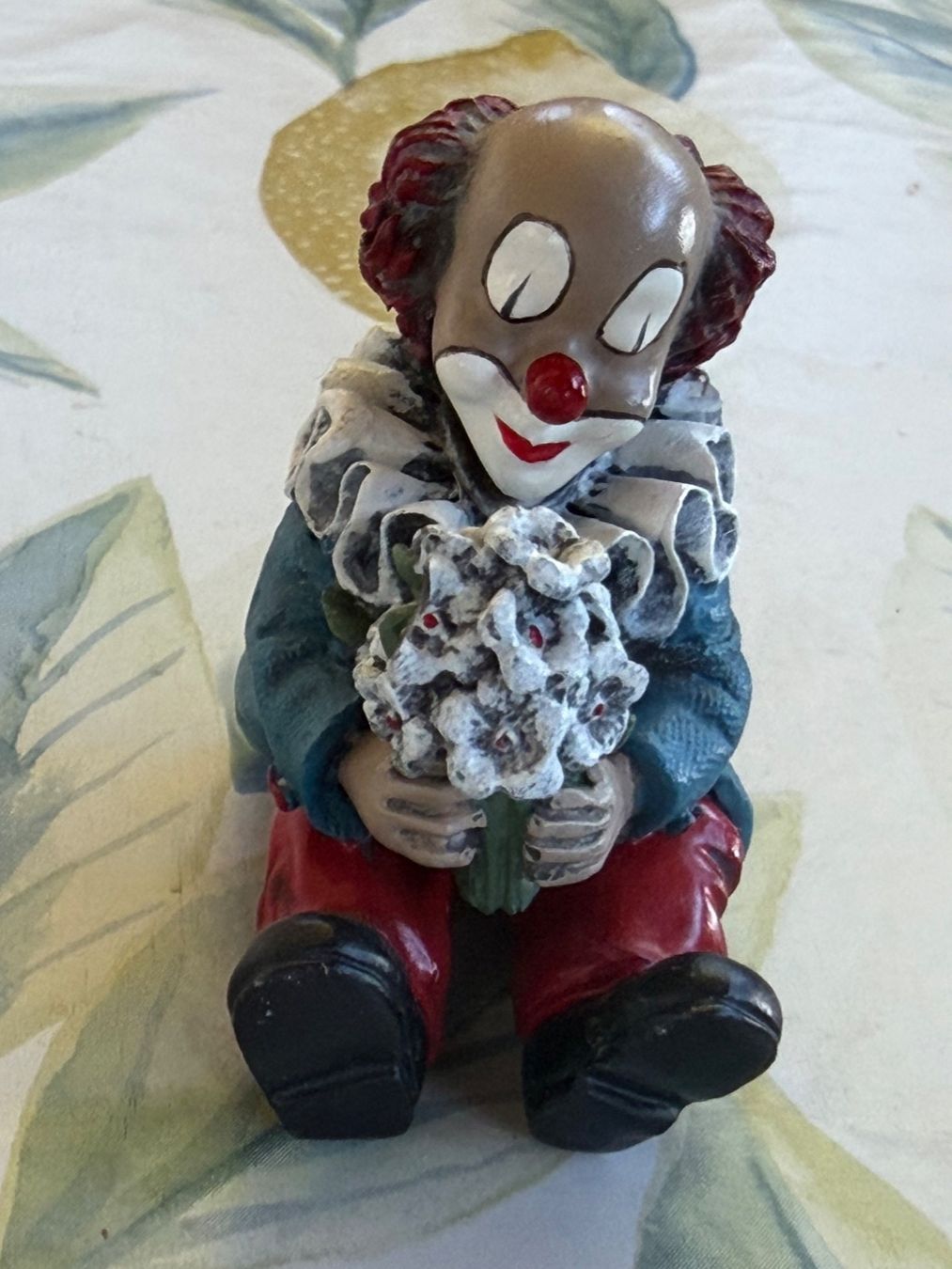 Figuren: Süsser kleiner Gilde Clown mit Blumenstrauss – Gebraucht aus Egg b. Zürich von Mogli93 1