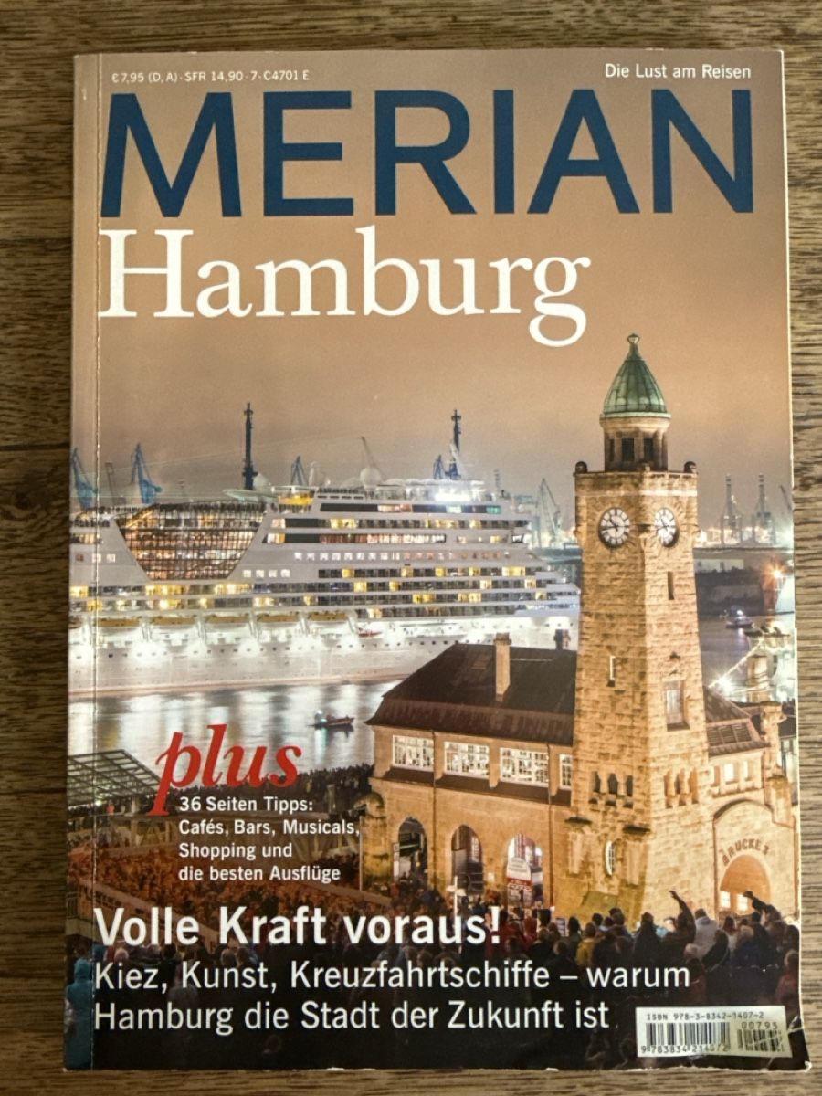 Riviste & Magazine: MERIAN Hamburg mit Stadtplan – Usato da Zürich venduto da ado7321