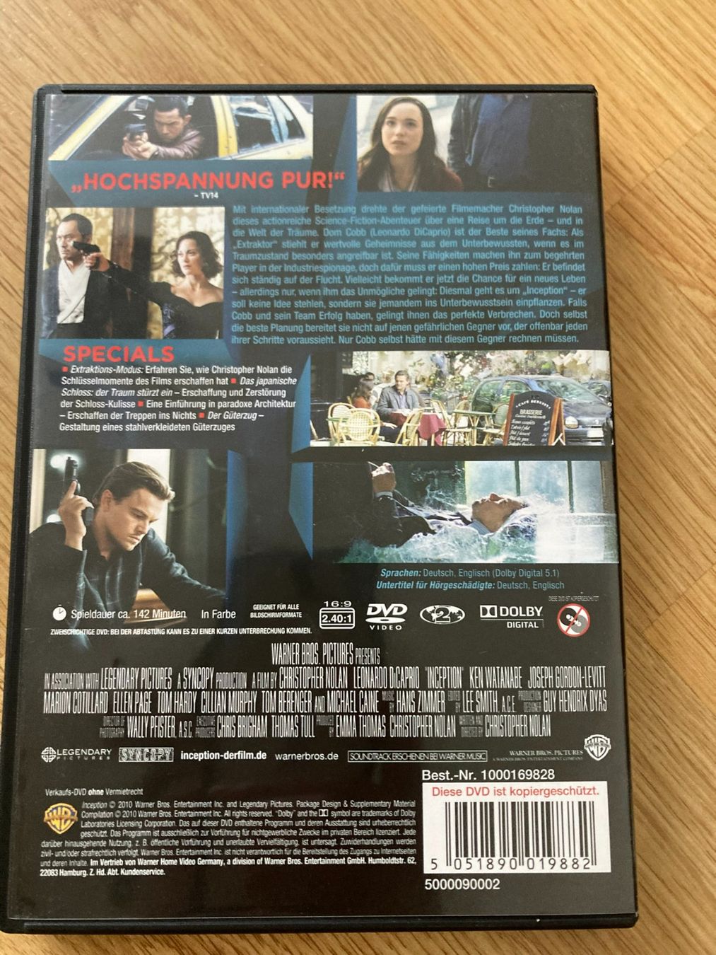 Alle DVDs: Inception – Gebraucht aus Niederscherli von ypsilon315 1