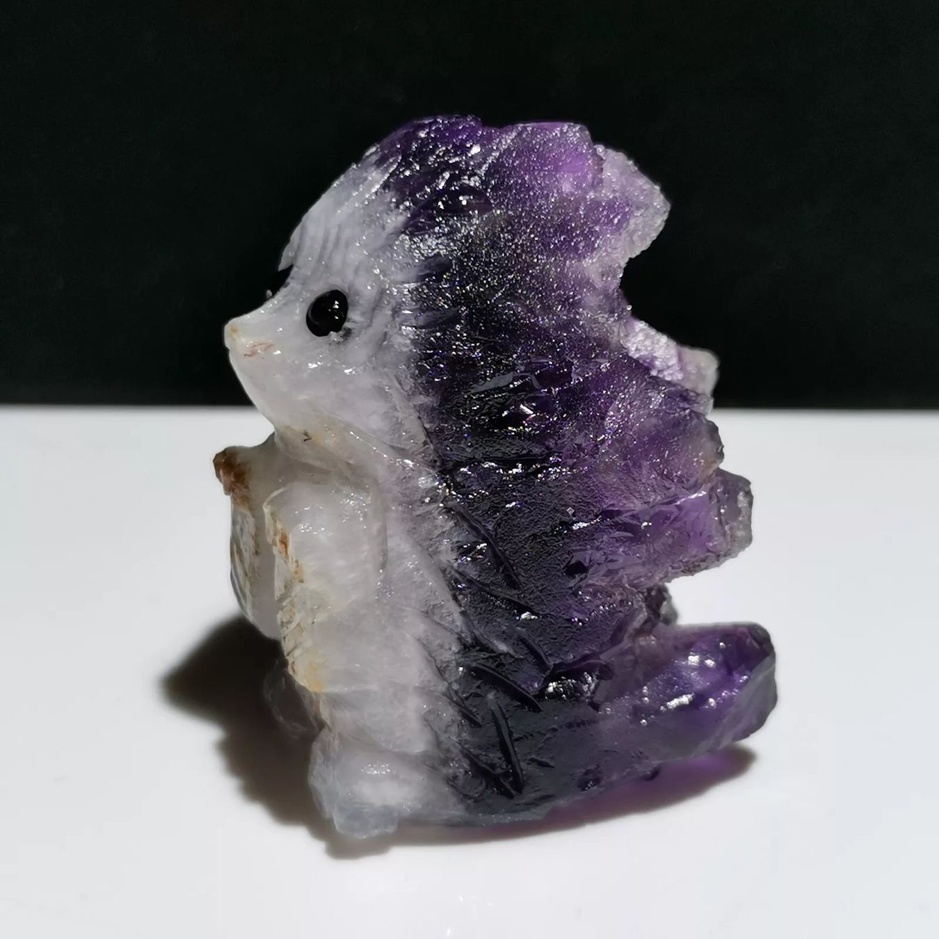 Pietre preziose: Mini Amethyst Igel Figur Statue Hérisson Améthyste – Nuovo (secondo la descrizione) da Prilly venduto da ilyria73
