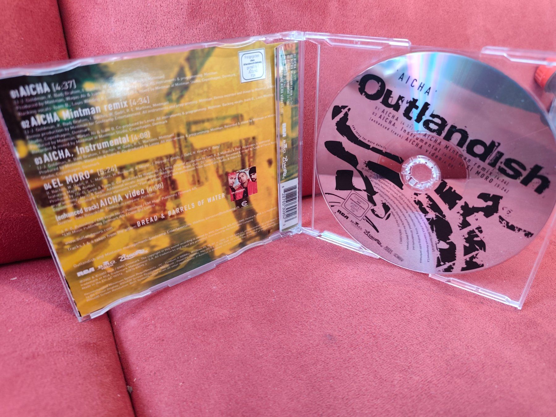CD: Outlandish - Aicha (CD, Maxi, Enh) – Usato da Zofingen venduto da noise123 1
