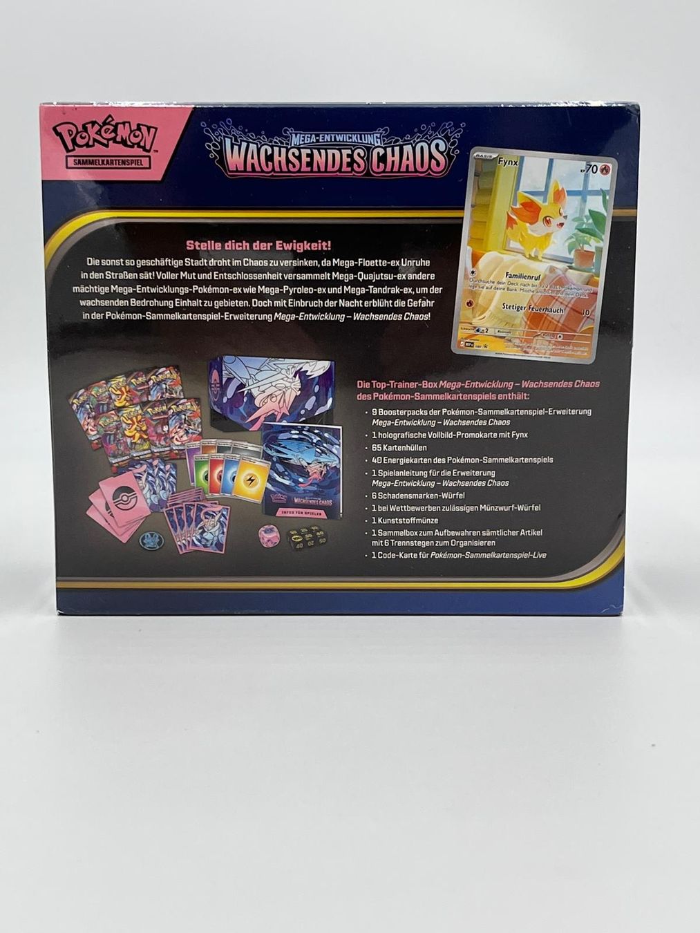 Pokémon Carte collezionabili: Pokemon Top Trainer Box Mega Entwicklung Wachsendes Chaos – Nuovo e nell'imballaggio originale da Schaffhausen venduto da Sneakerhitz 1