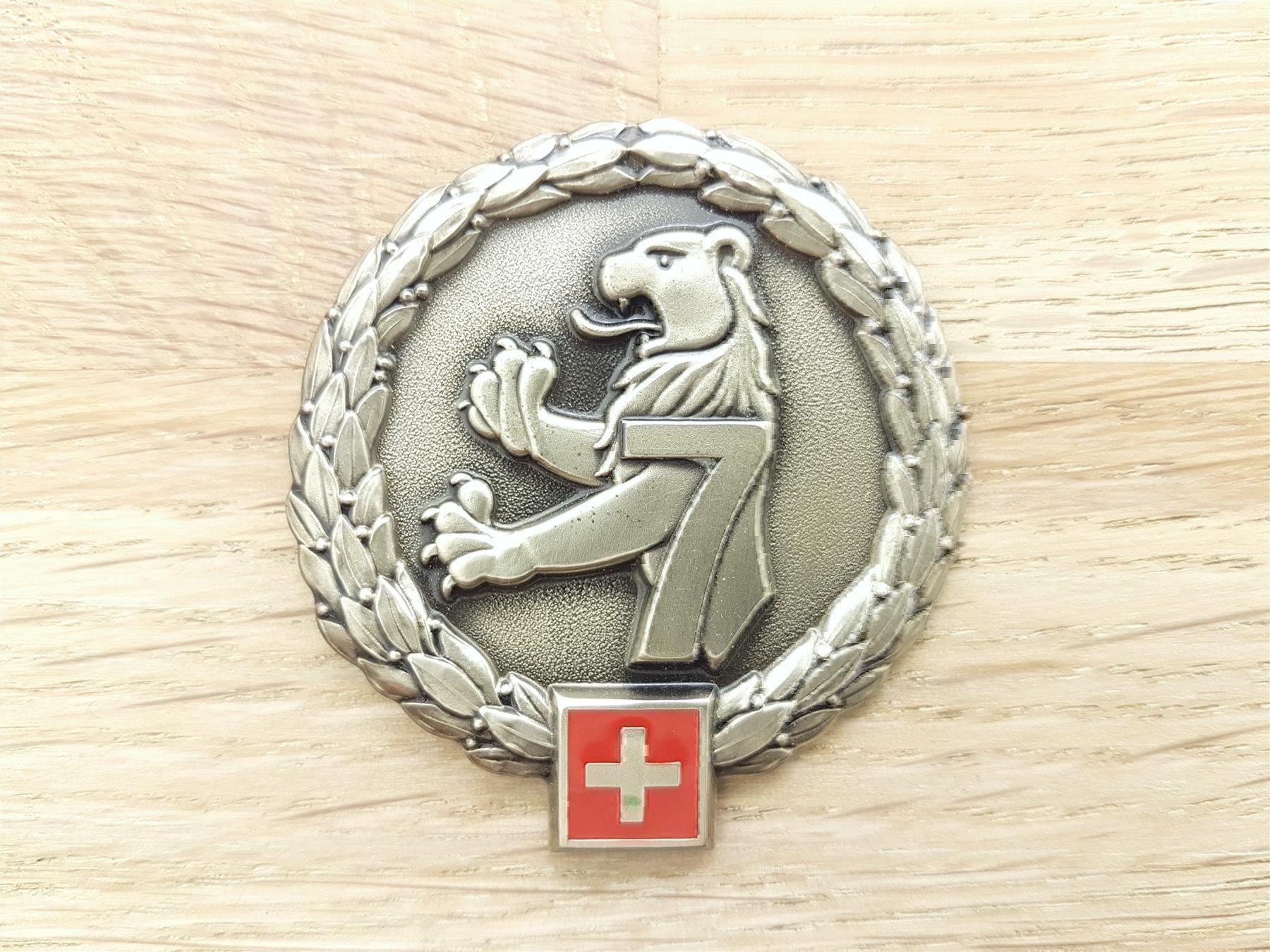 Placchette & Badge: Béret Emblem Gz Br 7 Grenzbrigade – Difettoso da Erlinsbach venduto da S700