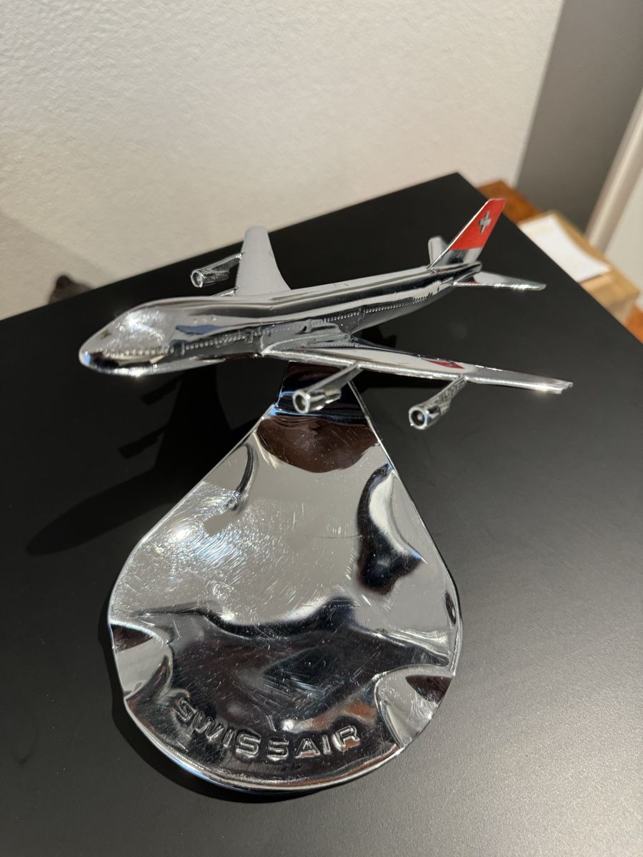 Swissair Portacenere: SWISSAIR, 4 Flugzeug-Aschenbecher – Usato da Safenwil venduto da Corahund