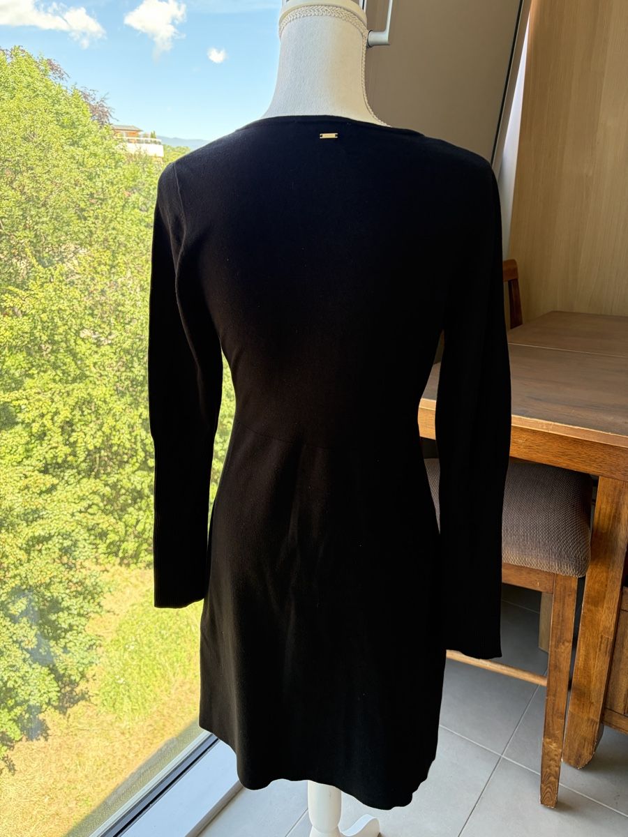 Morgan Vestiti: Morgan - Black knit dress with front zip – Usato da Nyon venduto da Deb_D39 4