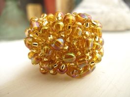 🟢 Modeschmuck-Ring NEU / Bague fantaisie neuve pièce unique