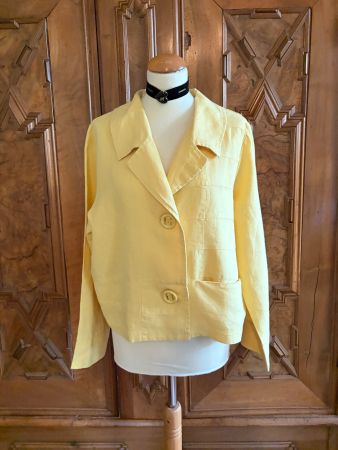 DONNA CARLA  Jacke  100 % Leinen, Größe L, MADE IN ITALY