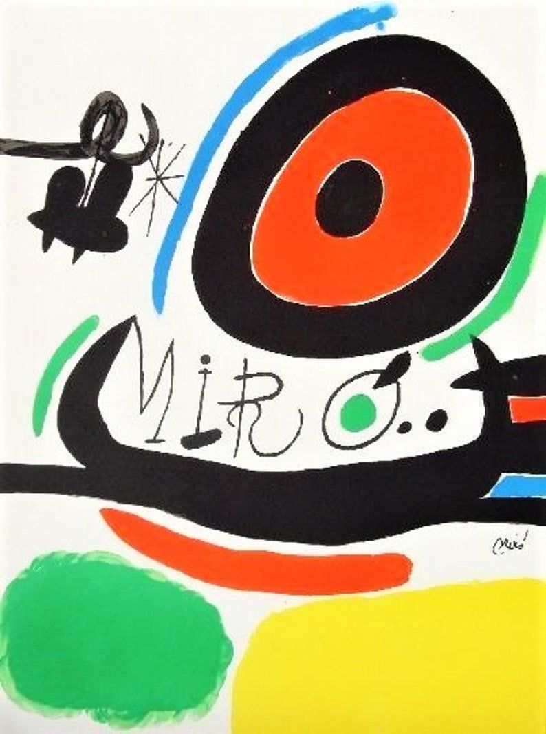 Grafica & Litografie: Joan Mirò - Originale Lithographie 1972‪ – Nuovo (secondo la descrizione) da Ponte Tresa venduto da 11GalleriaAlterEgo11 4