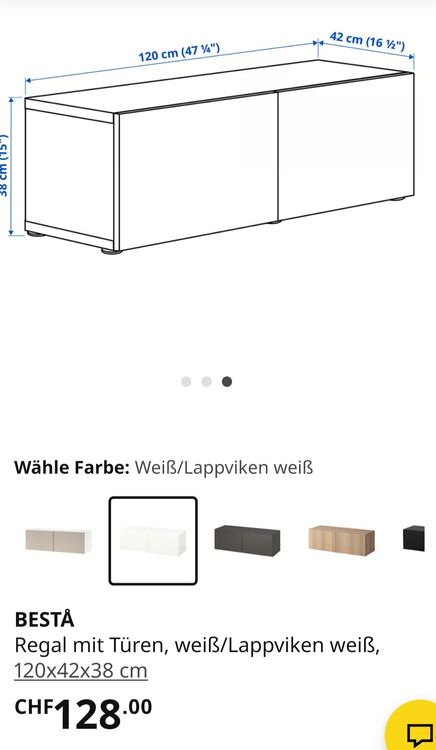ikea besta 2 stük (Gebraucht) in Pieterlen für CHF 40 – nur Abholung ...