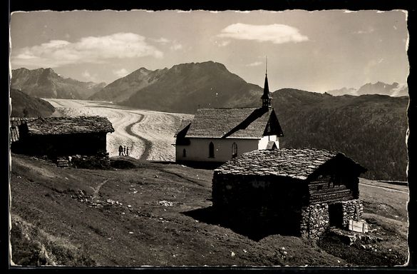 Ansichtskarten: AK Belalp ob Brig, Gr, Aletschgletscher – Gebraucht aus Berlin von bartko-reher