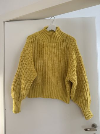 H&M Strickpullover, Grösse S, Senfgelb, Top Zustand!