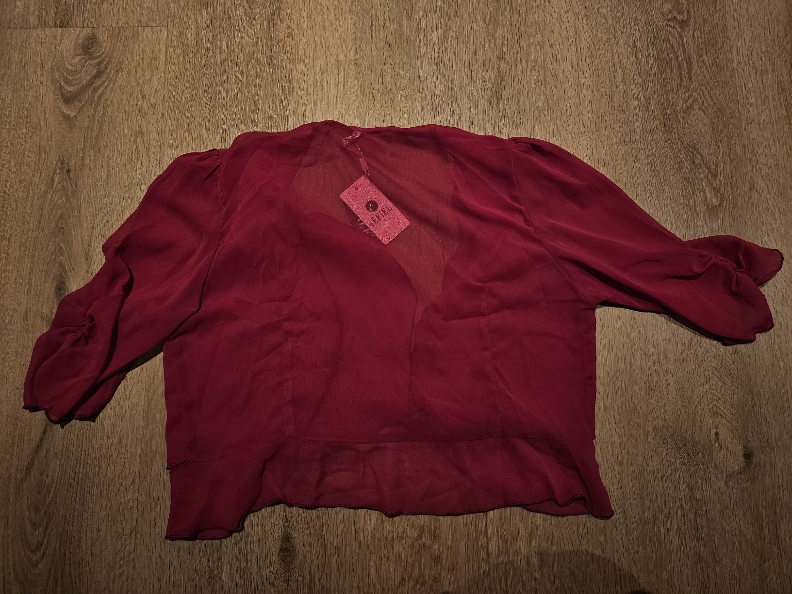 Bolero: Bolero Burgundy Chiffon M – Nuovo e nell'imballaggio originale da Büttikon AG venduto da PAM120319 3