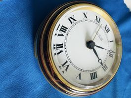 Orologio da tavolo La Vallée con numeri romani, ottone, tart