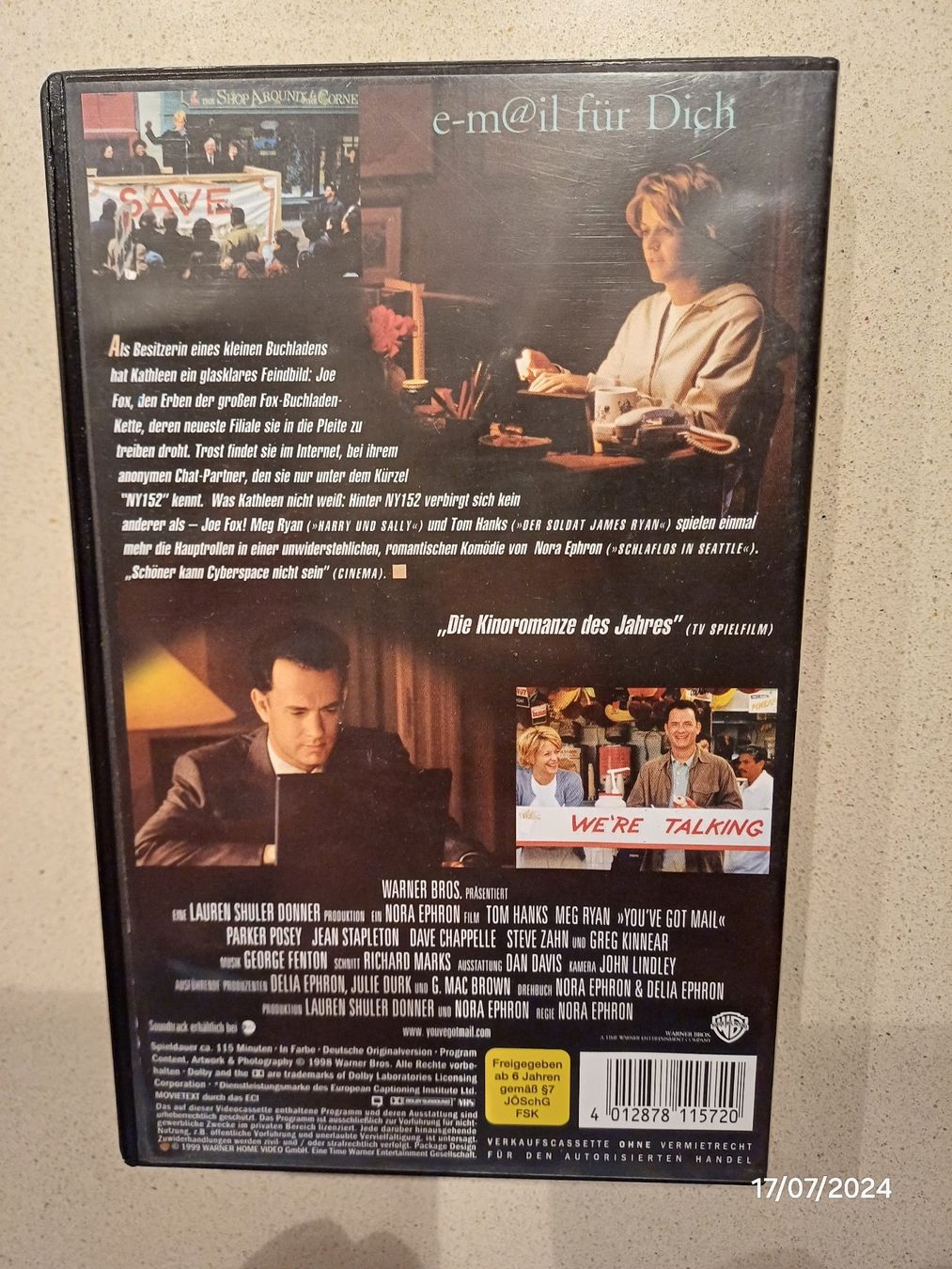 Tutti i VHS: VHS Video - e-mail für Dich – Usato da Würenlos venduto da Abracadabra26 1