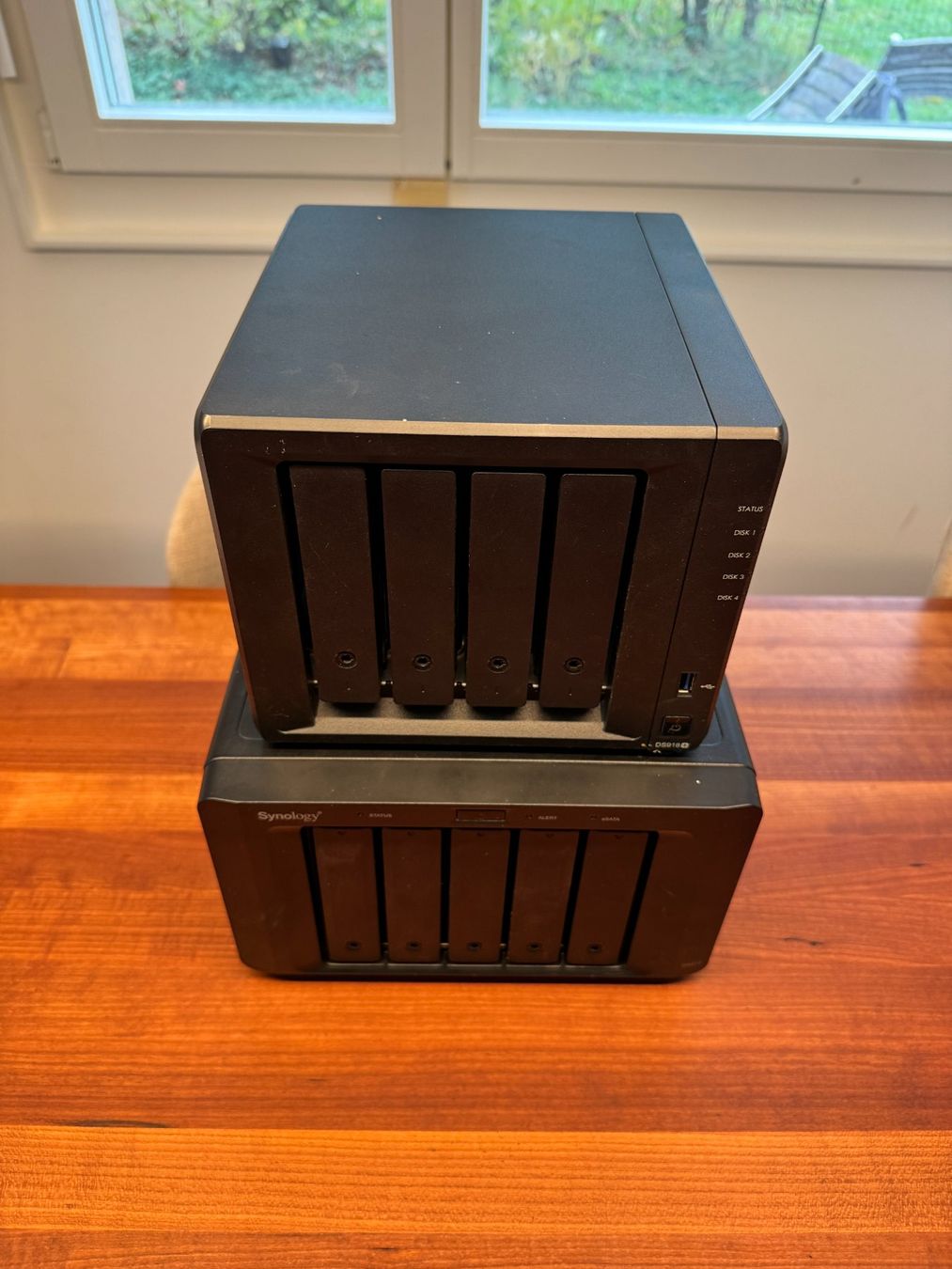 Synology DS918+ mit DX517 und 9× 12 TB IronWolf 108 TB (Gebraucht) in ...