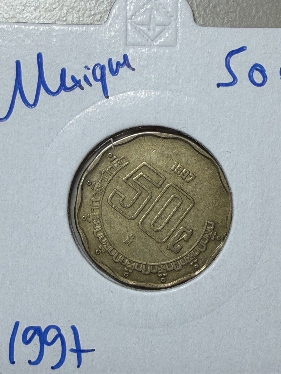 Tutti le monete: Mexique - 50 cents - 1997 – Usato da Payerne venduto da Mike1682