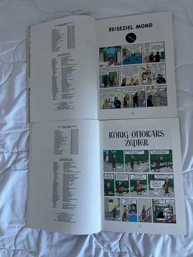 Fumetti: 4 Tim und Struppi Comics Konvolut – Usato da Steinach venduto da Momoco 2