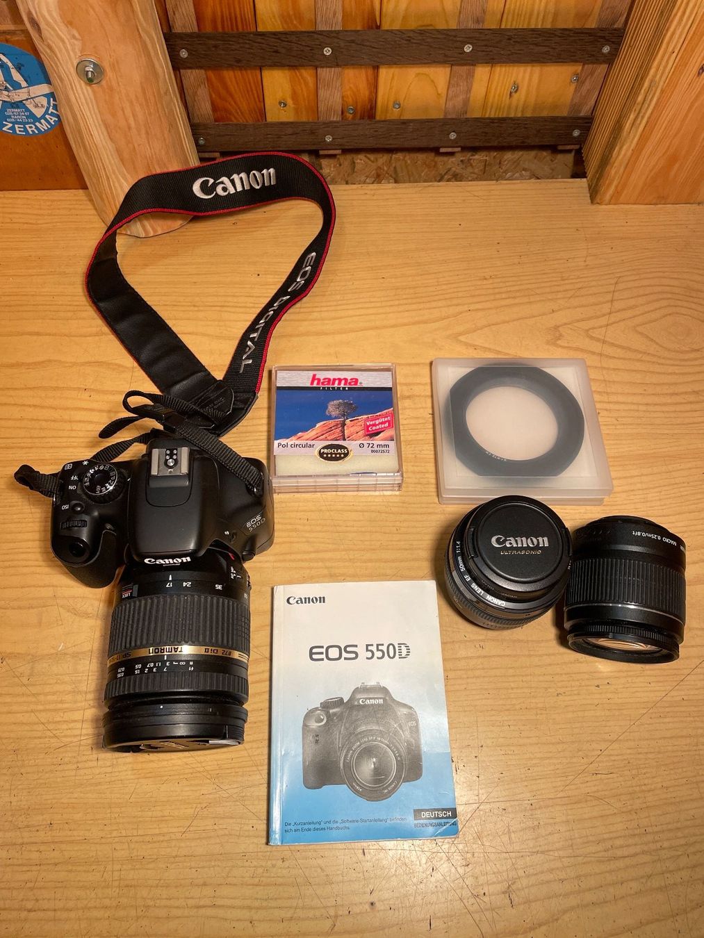Canon Fotocamera: Canon EOS 550D + Zubehör Digital Kamera – Nuovo (secondo la descrizione) da Giebenach venduto da Toto222 2