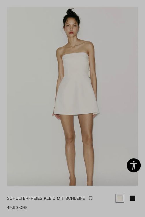 Zara Mini-Kleid mit Schleife NEU (Gebraucht) in Gallen für CHF