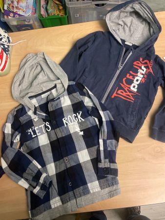 name it Sweat Jäckli/neues Hemdjäckli Gr.110