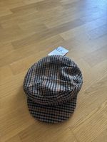 Neue Schirmmütze Zara kariert braun schwarz Grösse S