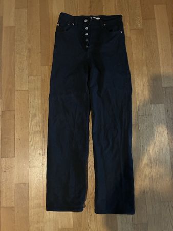 Levi's Jeans Ribcage Straight Ankle schwarz Grösse 25