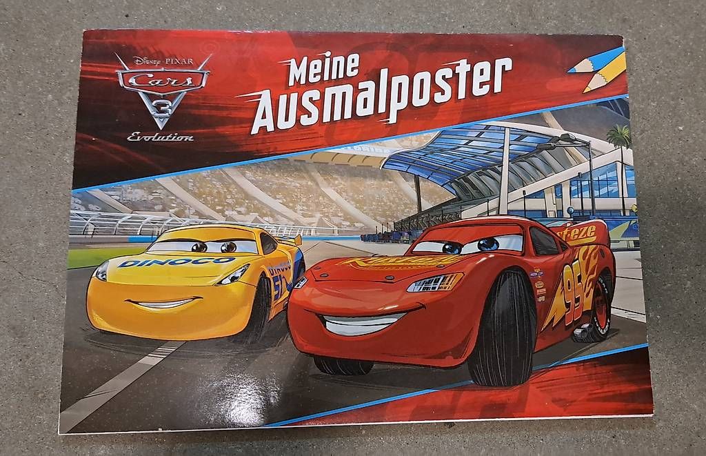 Foto & Immagini: Cars Ausmalposter A3 – Usato da Oetwil a.d. Limmat venduto da Stupsi1234