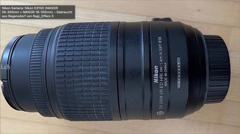 Nikkor Obiettivi: NIKKOR 55-300mm – Usato da Regensdorf venduto da Ragi_Offers 1