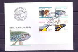 CH FDC Pro Juventute Satz 1995