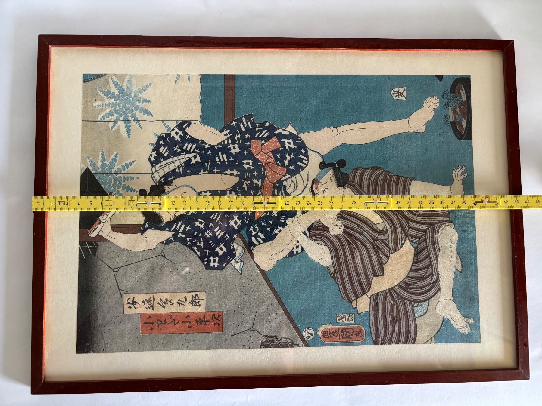 Holzschnitte: Japanischer Holzschnitt von Kunisada – Gebraucht aus rotkreuz von baudisch 1