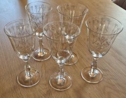 5 schöne Weingläser (Krömer)