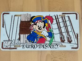 Blechschild - Euro Disney 30 x 15 cm gross